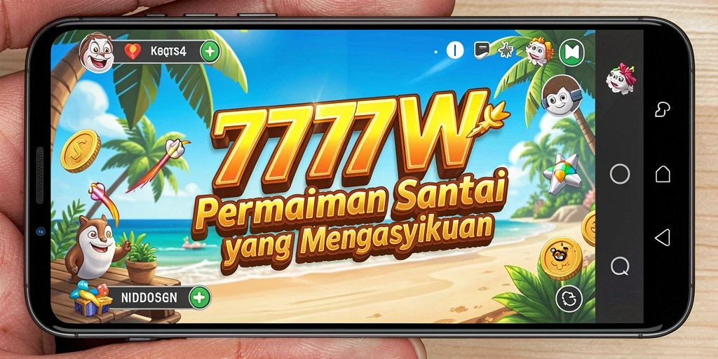 Screenshot gameplay 7777W dengan tampilan yang ceria dan interaktif.