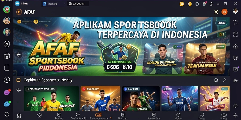 Tampilan gameplay Sportsbook AFAF yang menarik dan interaktif.