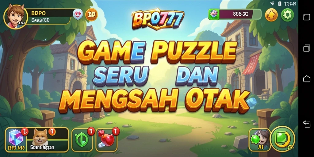 Tampilan gameplay BPO777 dengan teka-teki yang menarik.