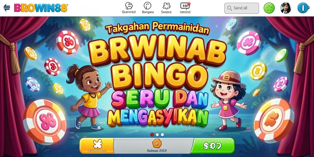 Tampilan screenshot <strong>BROWIN88</strong> dengan gameplay bingo yang mengasyikkan.