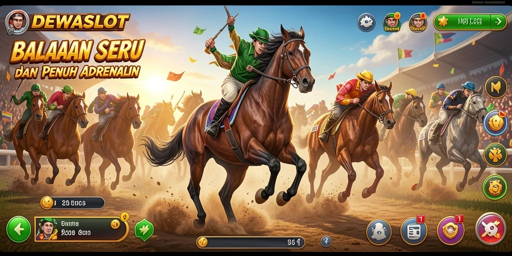 Gameplay menegangkan di lintasan balap DEWASLOT.