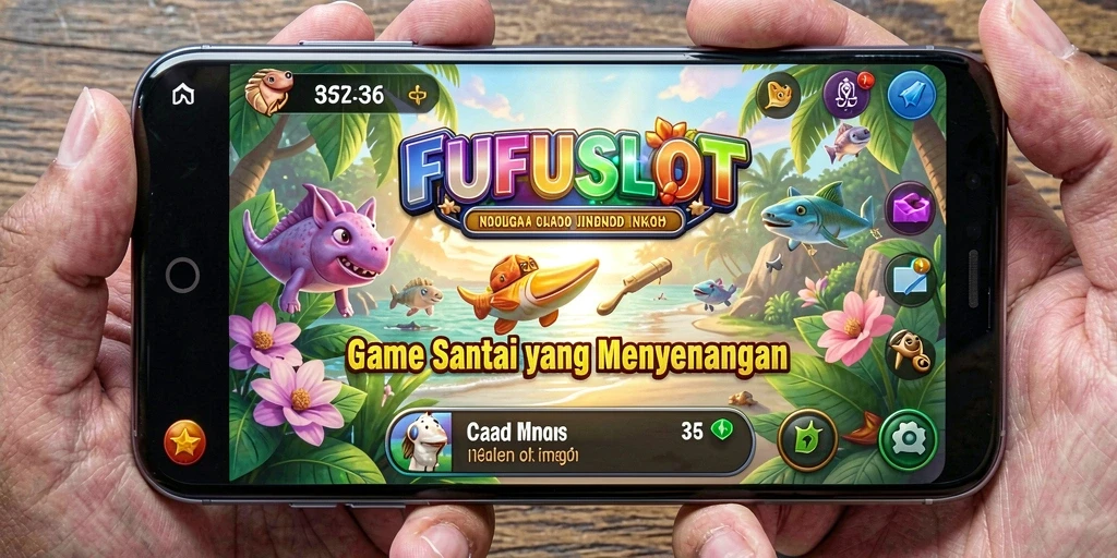 Screenshot permainan FUFUSLOT yang menunjukkan keseruan gameplay Casual.