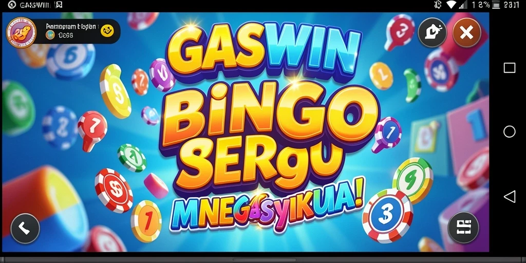 Tampilan gameplay menarik dari GASWIN dengan elemen Bingo yang seru.