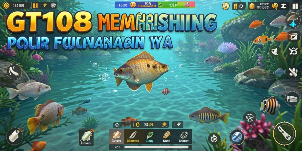 Gameplay GT108 yang seru dengan pengalaman memancing yang mendalam.
