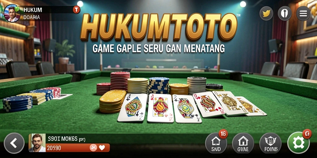Tampilan gameplay seru dalam HUKUMTOTO yang menggugah semangat bermain.