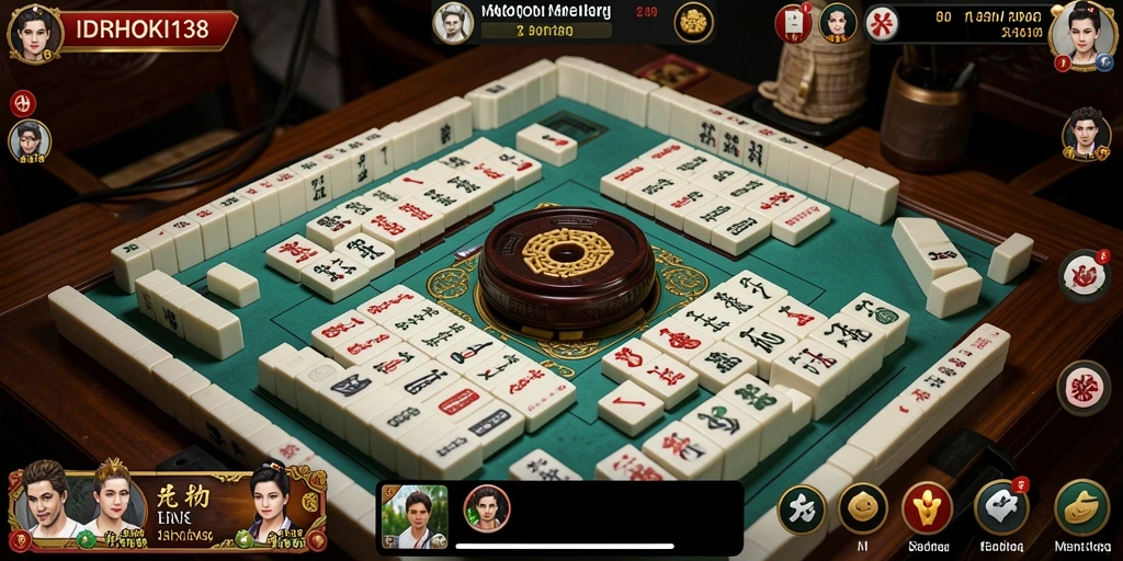 Tampilan gameplay IDRHOKI138 dengan papan Mahjong yang menantang.