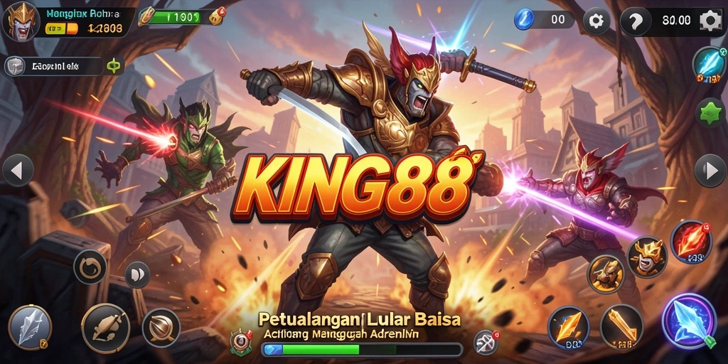 Gameplay seru KING88 dengan aksi yang mendebarkan.