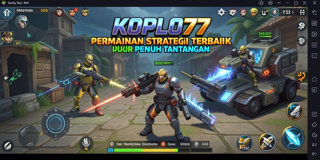 Tampilan gameplay KOPLO77 yang penuh strategi dan aksi.