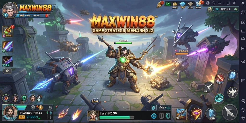 Tampilan gameplay mendebarkan MAXWIN88 yang menunjukkan strategi dan taktik.