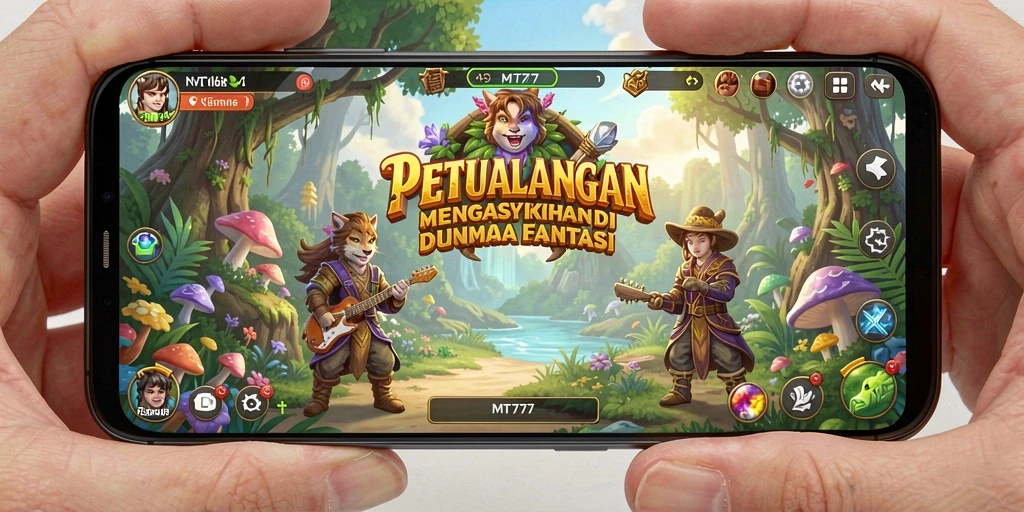 Tampilan menarik dari gameplay MT777 dalam dunia petualangan fantastis.