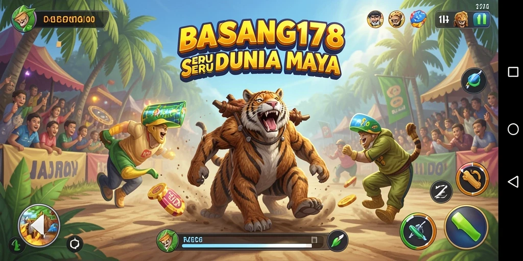 Tangkapan layar utama MUSANG178 menampilkan aksi balapan yang mendebarkan.