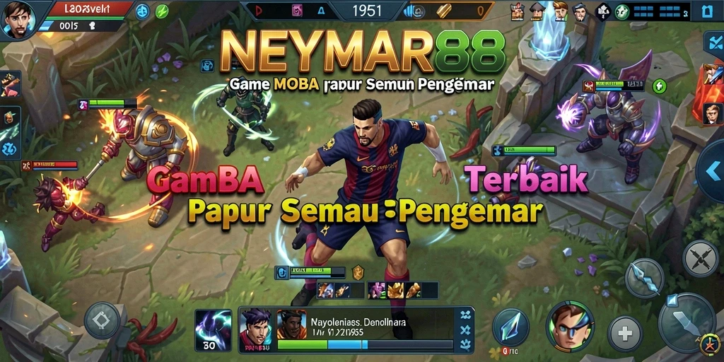 Tampilan menarik dari pertempuran tim dalam NEYMAR88.