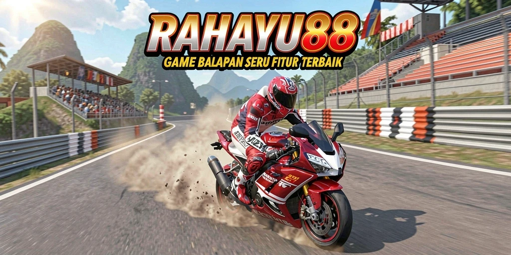 Screenshot RAHAYU88 menampilkan aksi balapan yang intens dan mendebarkan.