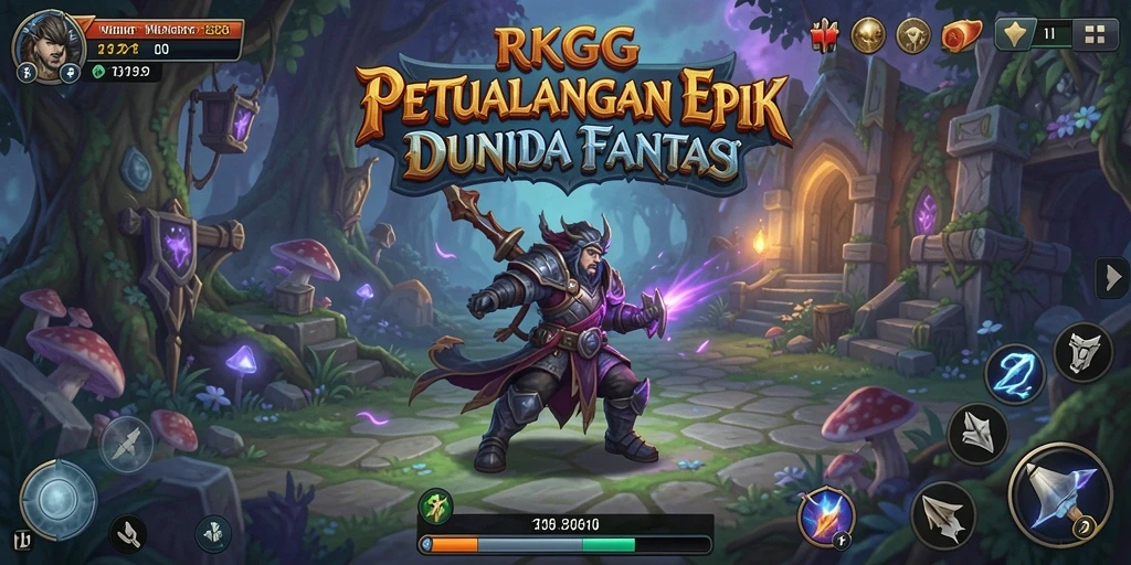 Screenshot dari gameplay RPG yang seru dan menegangkan.