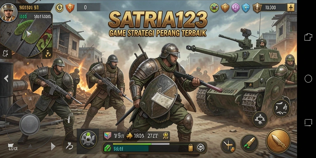 Tampilan gameplay yang seru dan menantang di SATRIA123.