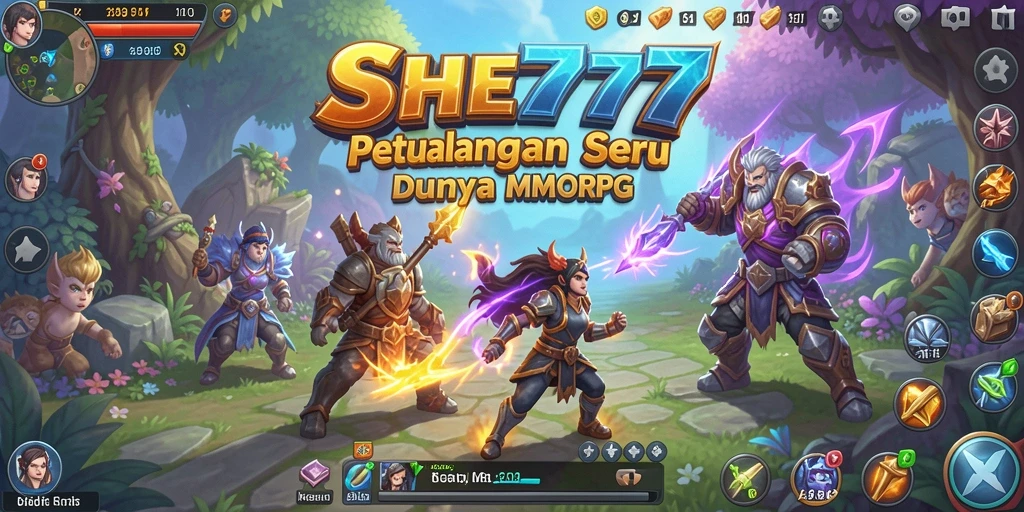 Tampilan gameplay menawan dalam SHE777, penuh aksi dan petualangan.