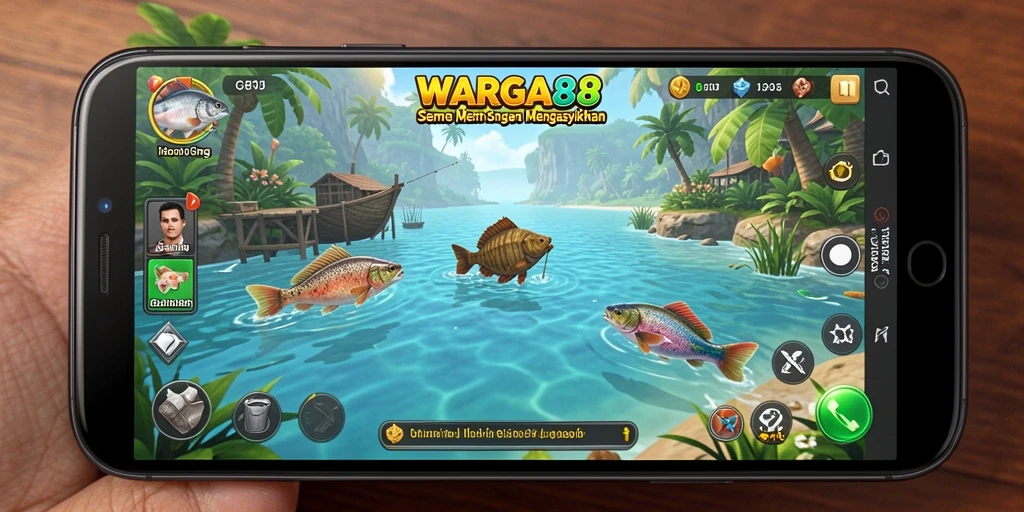 Gameplay menarik dengan grafis memukau dan pengalaman memancing.