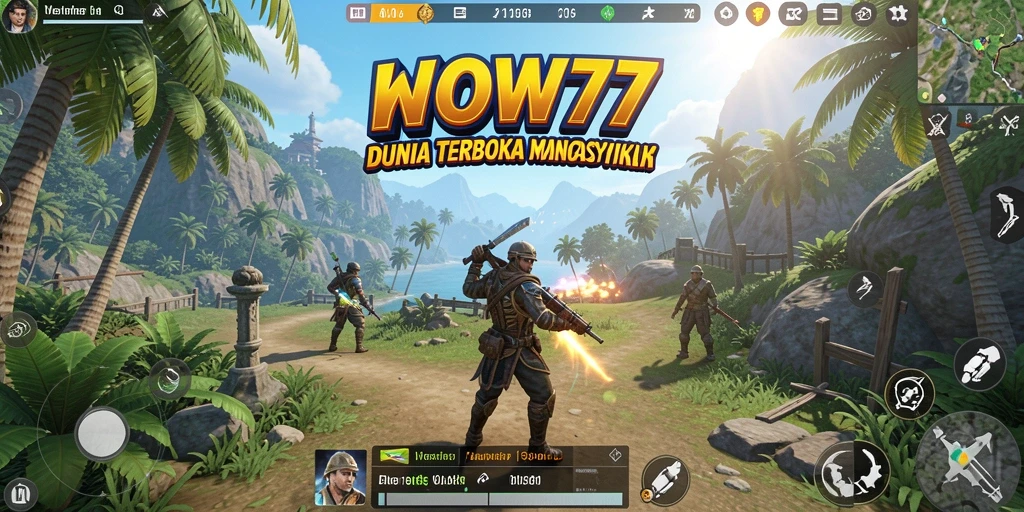 Tampilan gameplay WOW77 dengan eksplorasi dunia terbuka yang menakjubkan.
