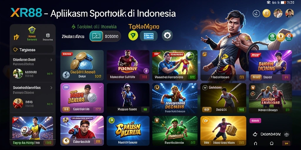 Screenshot XR88 menampilkan fitur menarik dalam gameplay Sportsbook.