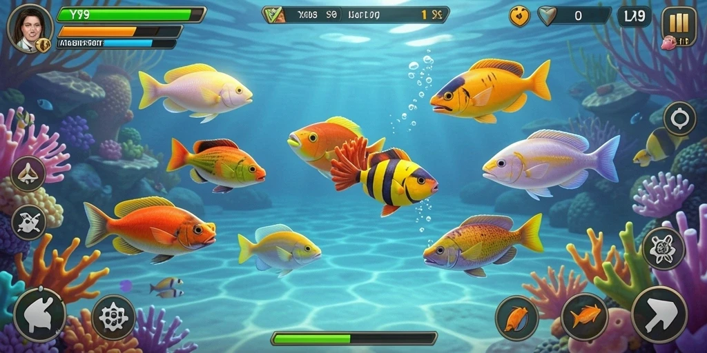 Screenshot gameplay Y89 dengan aksi menembak ikan yang seru.